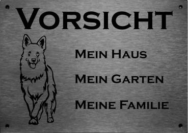 ld Afghanischer Windhund VORSICHT Mein Haus mein Garten meine Familie